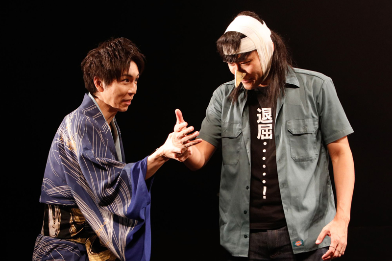 アニメものまね芸人と俳優がタッグを組んだ 劇団アニメ座ハイブリッド 舞台の鼓動は愛 が開幕 フォトレポート 11枚目 全15枚 ビジュアルボーイ